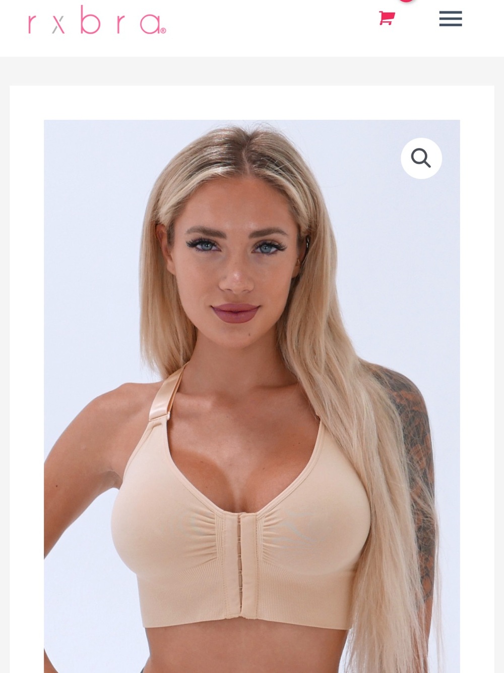 RX Bra - Size S/M - Color Sand